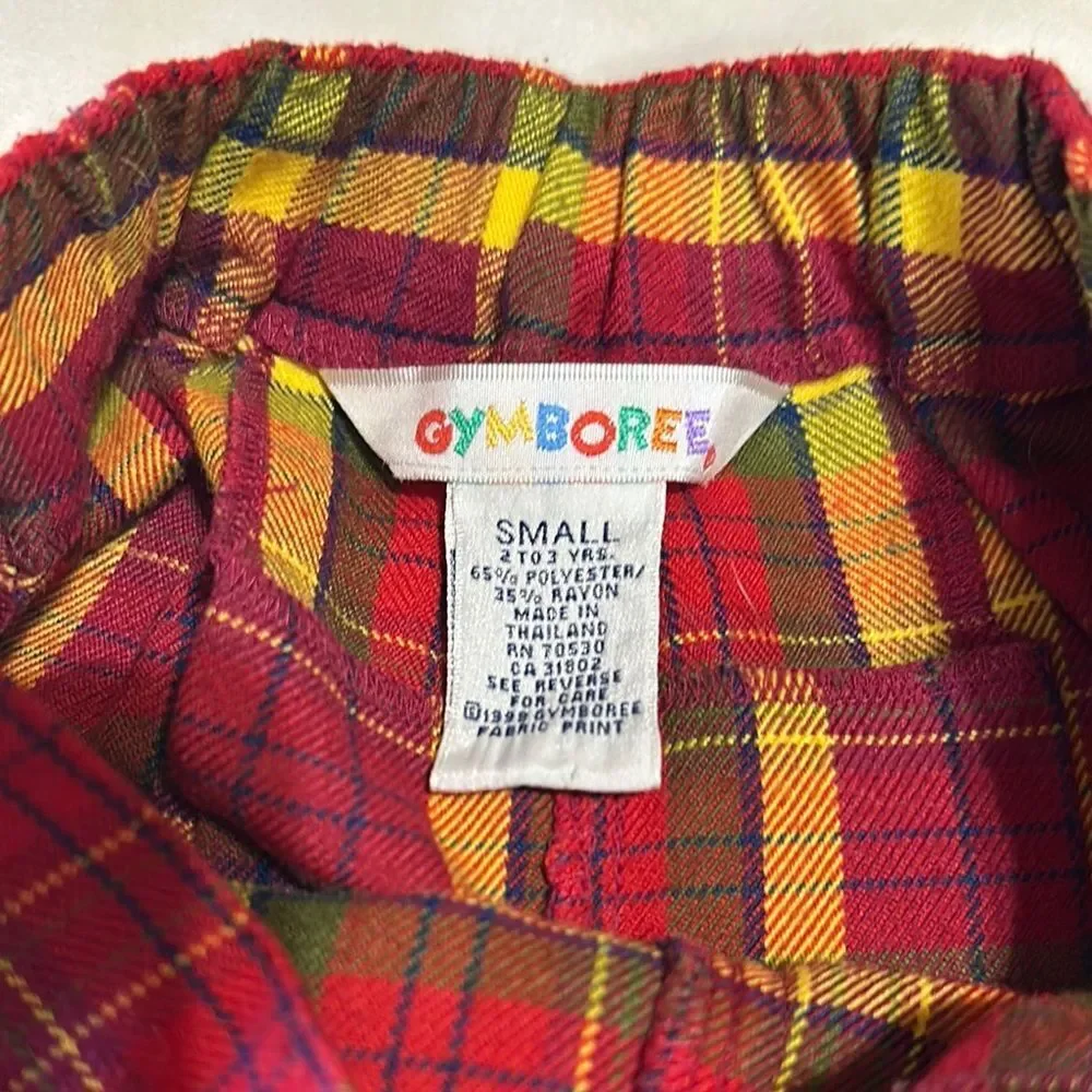 Vintage Gymboree Plaid skort EUC